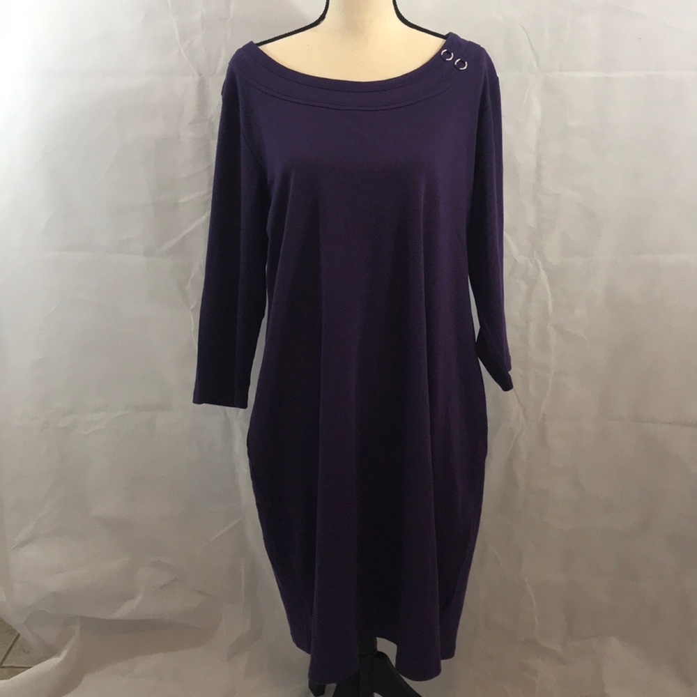 NWOT Women’s purple dress 1X